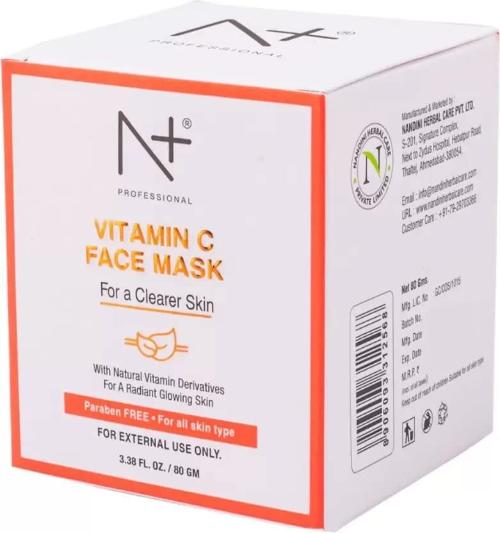 N+ Professional Vitamin C Face Mask, 80gm