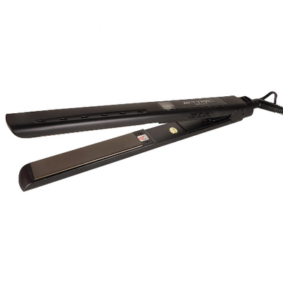 AYTY PRO Hair Straightener Titanium V+ With Black Titanium Plates (Black)