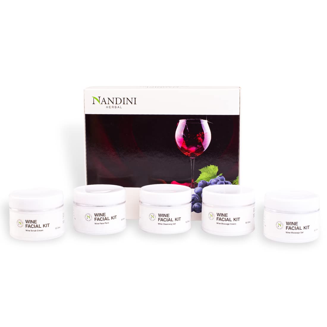 Nandini Herbal Wine Facial kit 2100gms