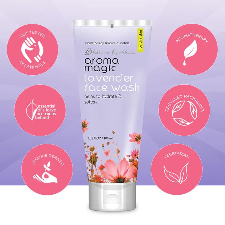 Aroma Magic Lavender Face Wash For Dry Skin (100ml)