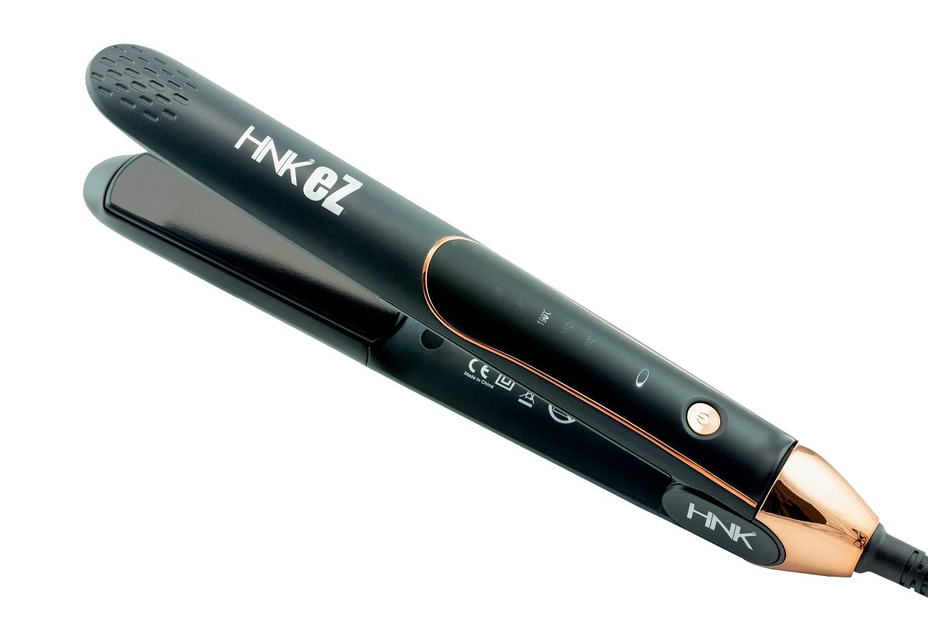 Hnk Hair N Kraft Ez Hair Straightener Black Ceramic Coated Plate