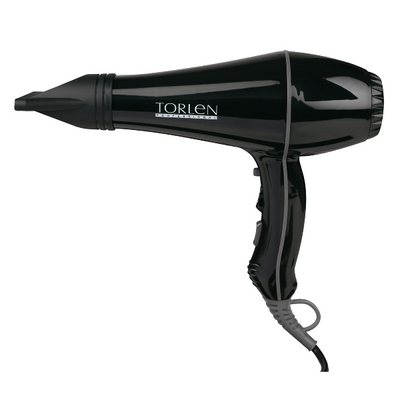 Torlen Professional TOR 181 - Hair Dryer | 2200W | Black Grey | AC Motor | 3 heat & 2 speed setting | Cool Shot Button | Ceramic Technology