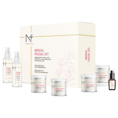 Bridal Facial Kit, Enriched with Pink Lotus Extracts, Hyaluronic Acid & Azelaic Acid