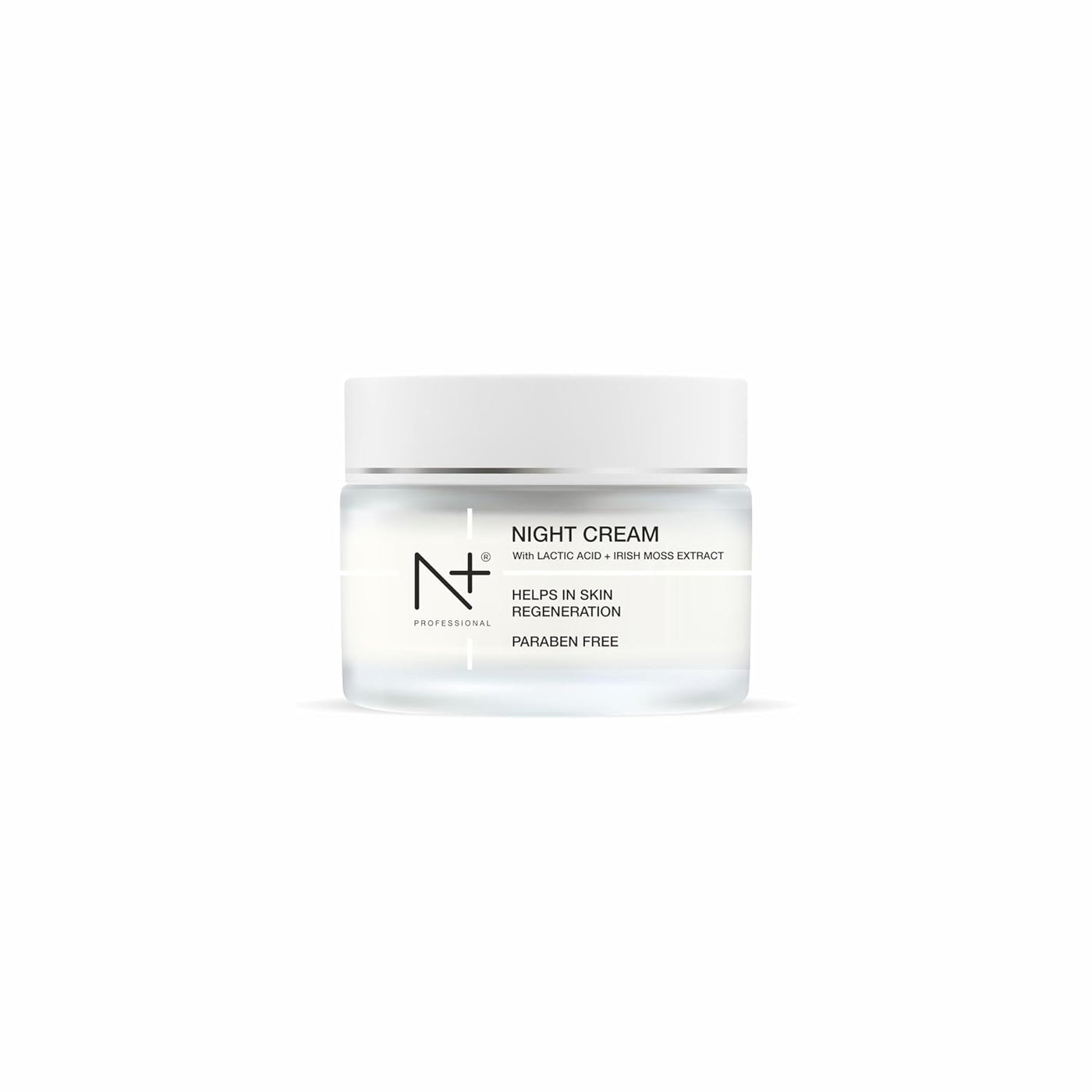 N Plus Professional Night Cream with Lactic Acid and Irish Moss Extract