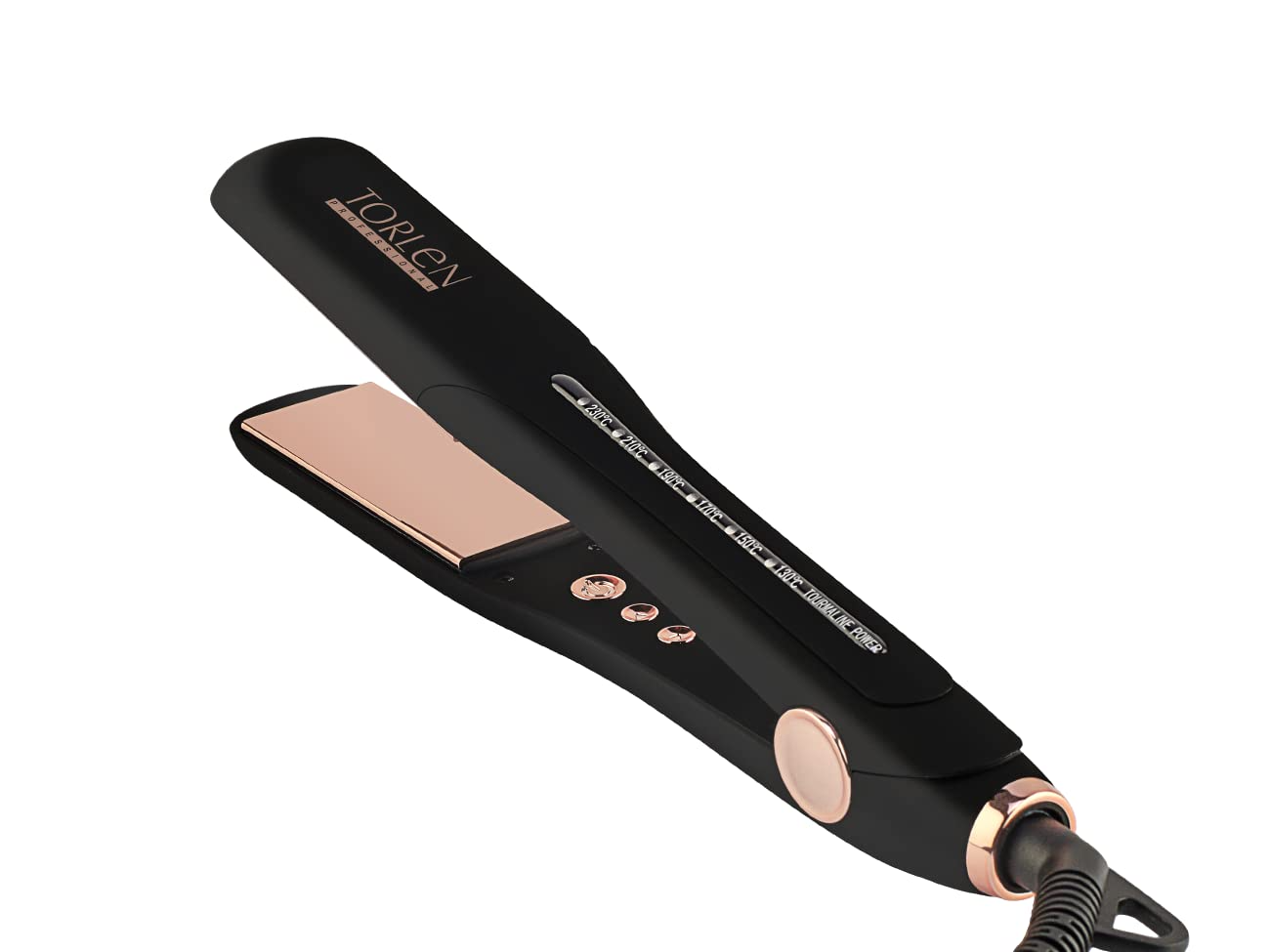 TORLEN Professional TOR 048 Hair Straightener with Copper Titanium Plates | Ultra quick Heat-Up & Adjustable Temperature 130 to 230 C | For Keratin & Rebonding