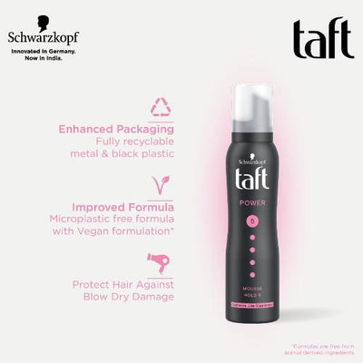 Schwarzkopf Taft Power Hair Mousse (150ml)