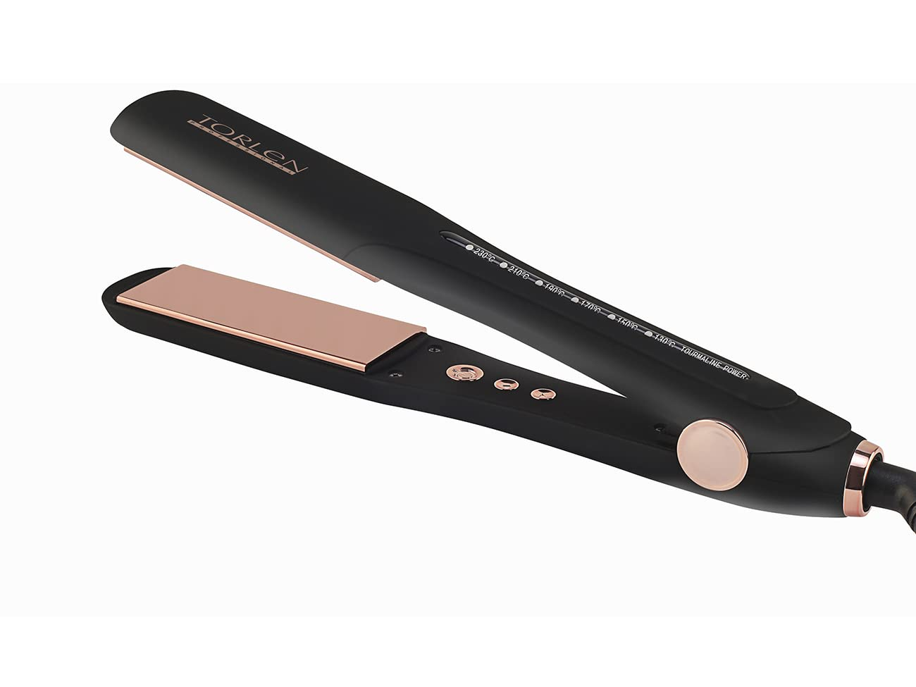 TORLEN Professional TOR 048 Hair Straightener with Copper Titanium Plates | Ultra quick Heat-Up & Adjustable Temperature 130 to 230 C | For Keratin & Rebonding