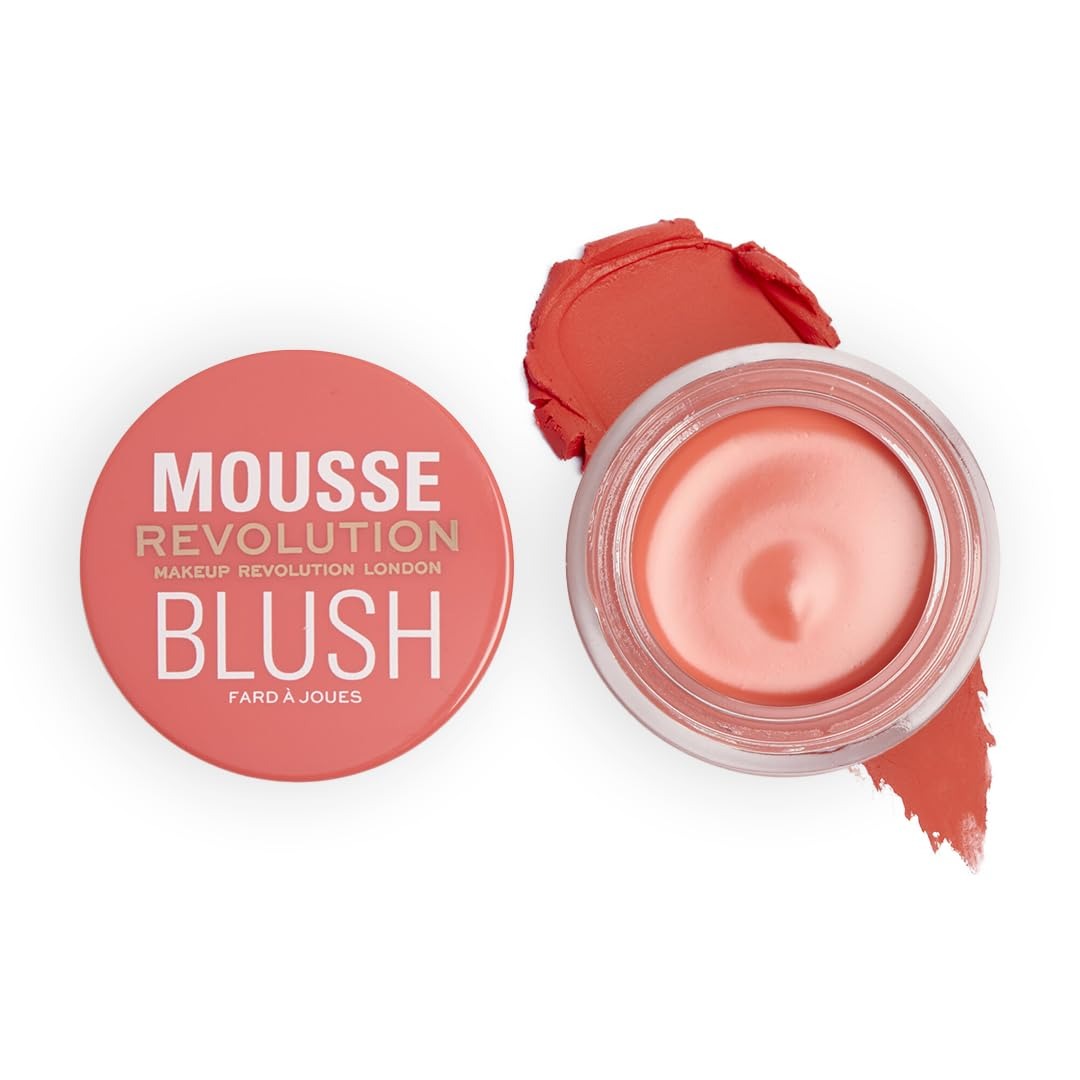 Makeup Revolution Mousse Blusher - Grapefruit Coral (6g)