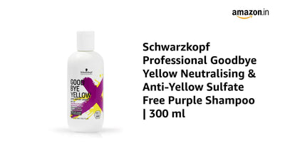 Schwarzkopf Professional Anti-Yellow Purple Shampoo 300 Ml