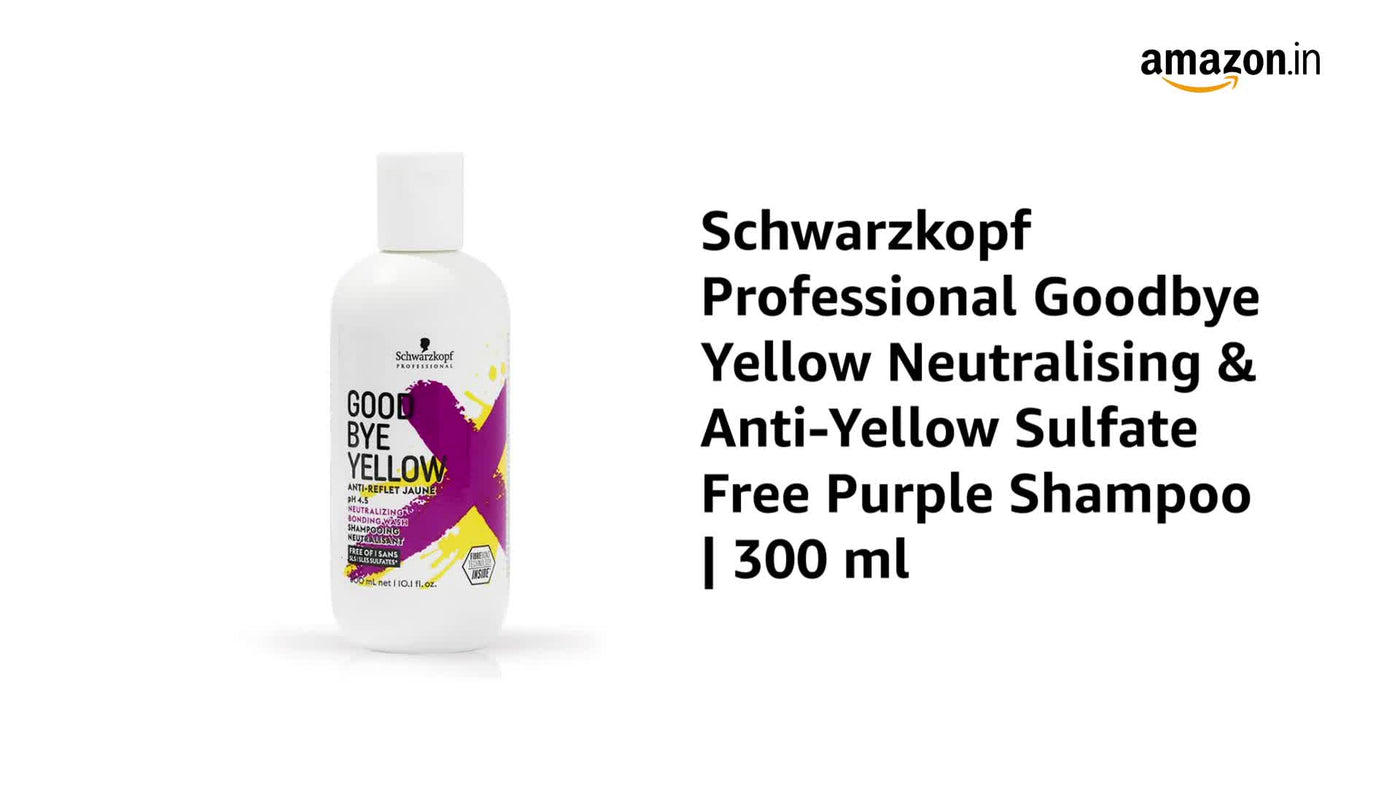 Schwarzkopf Professional Goodbye Yellow Neutralizing Shampoo pH 4.5 (1000ml)