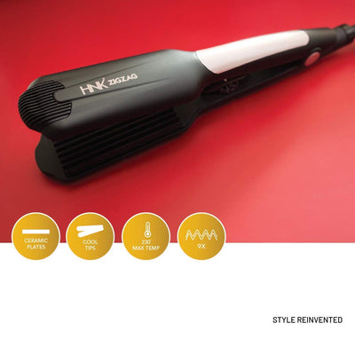 HNK ZIG ZAG Hair Crimper with Auto Temp Controller