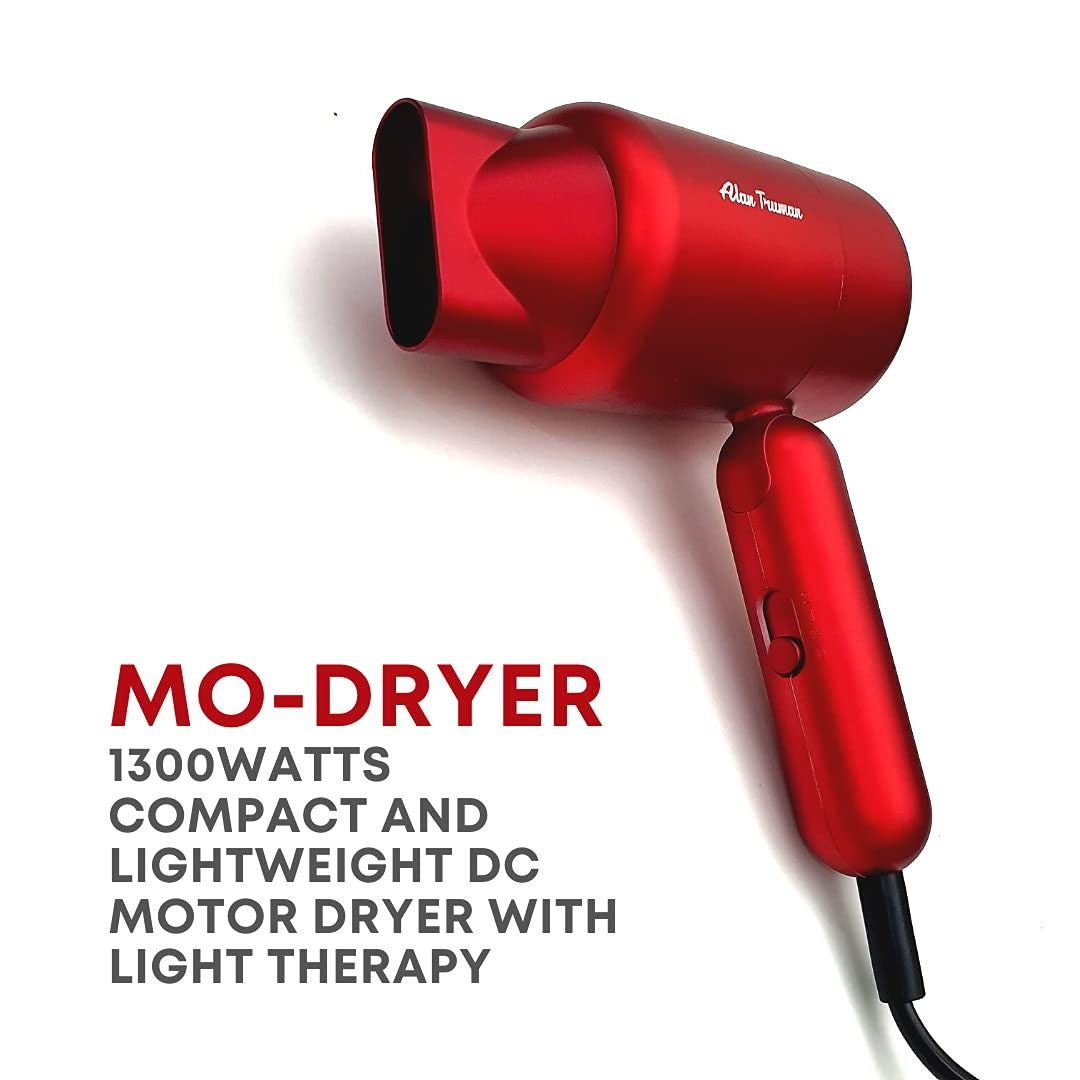 Alan Truman MO - 1300 Watts DC Motor Hair Dryer - Red