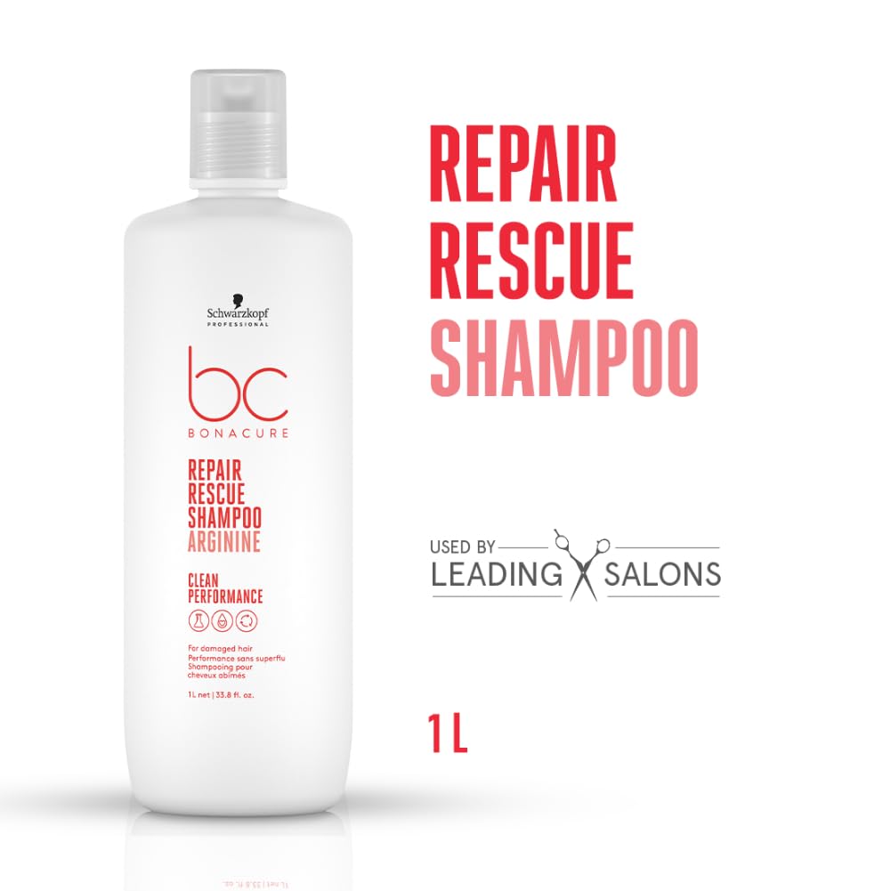 Schwarzkopf Professional Bonacure Repair Rescue Shampoo with Arginine; 1000 ml