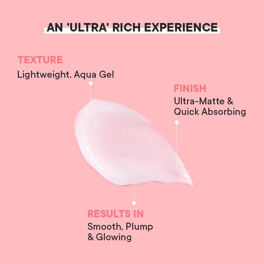 Quench Ultra Light Moisturizer with 2% Niacinamide, Cherry Blossom & Pearl Extracts| Brightens Skin, Calms Inflammation and Prevents Signs of Ageing| Made in Korea| For All Skin Types (50ml)