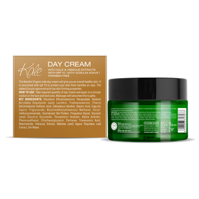 Nandini Organics Kale Day Cream With SPF 15, With Kale & Hibiscus Extracts,