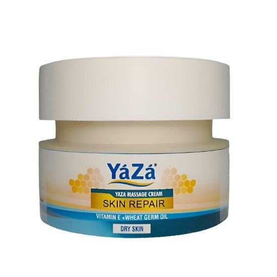 Yaza Massage Cream | Skin Repair with Vitamin E +Wheat Germ Oil (For Dry Skin 70gm)