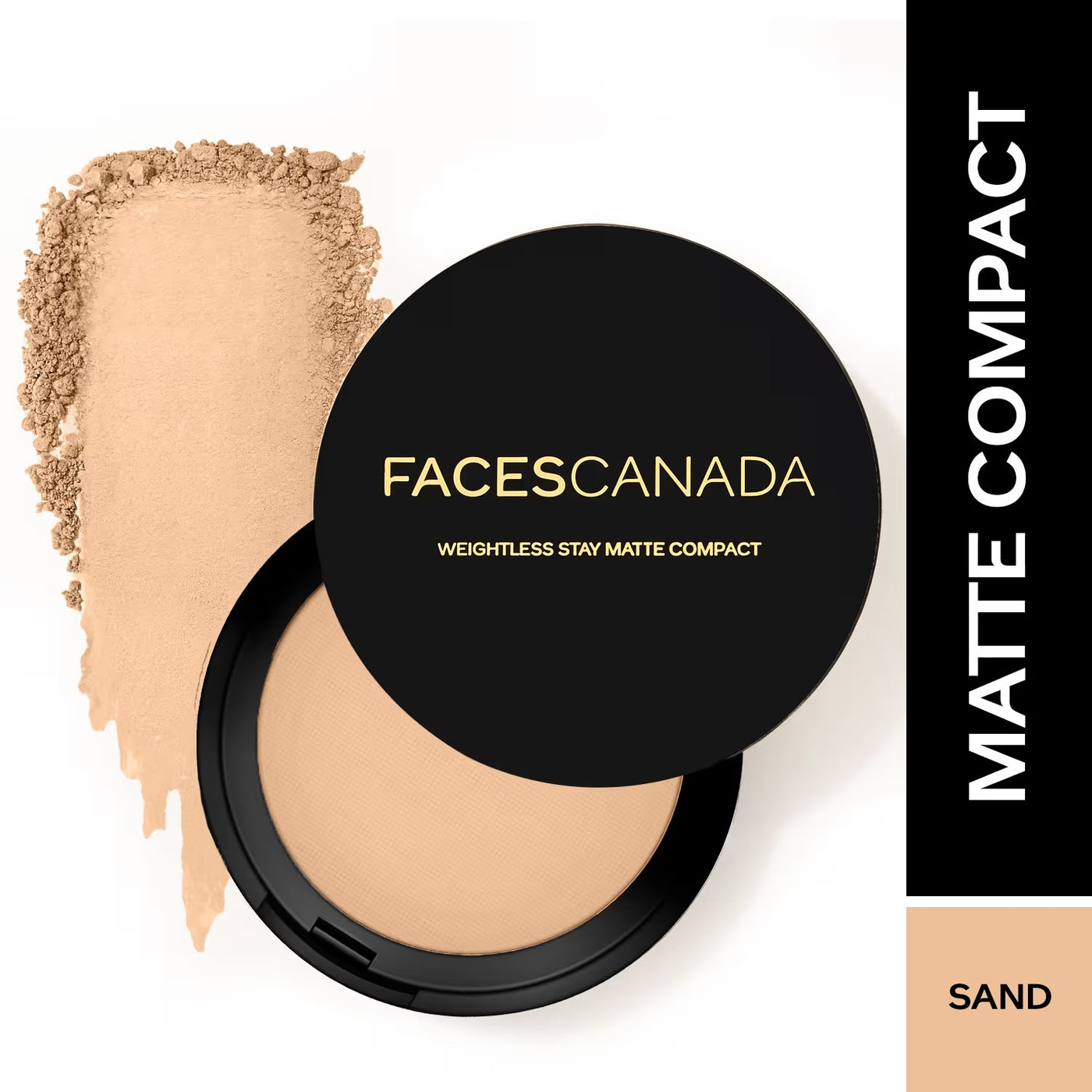 Faces Canada  Weightless Stay Matte Compact SPF20 Vitamin E & Shea Butter (02,03,04)