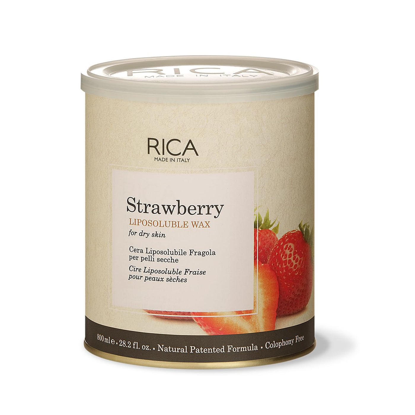 Rica Strawberry Liposoluble Wax 800ml