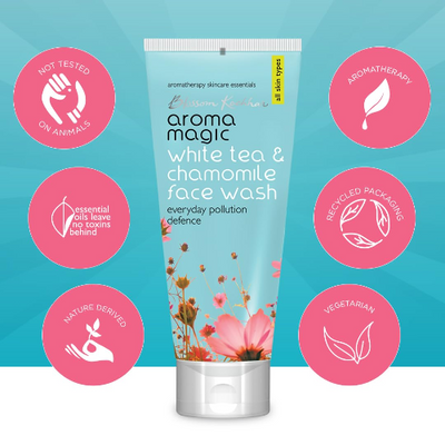 Aroma Magic White Tea & Chamomile Face Wash- 100 ml