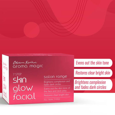 Aroma Magic Skin Glow Facial Kit, (Salon Range) 7 Step 200gm