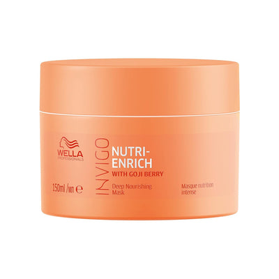 Wella Professionals Invigo Nutri-Enrich Hair Mask | 150 ml | Nourishing, Hydrating Hair Treatment for Dry & Damaged Hair | With Goji Berry Nutrients