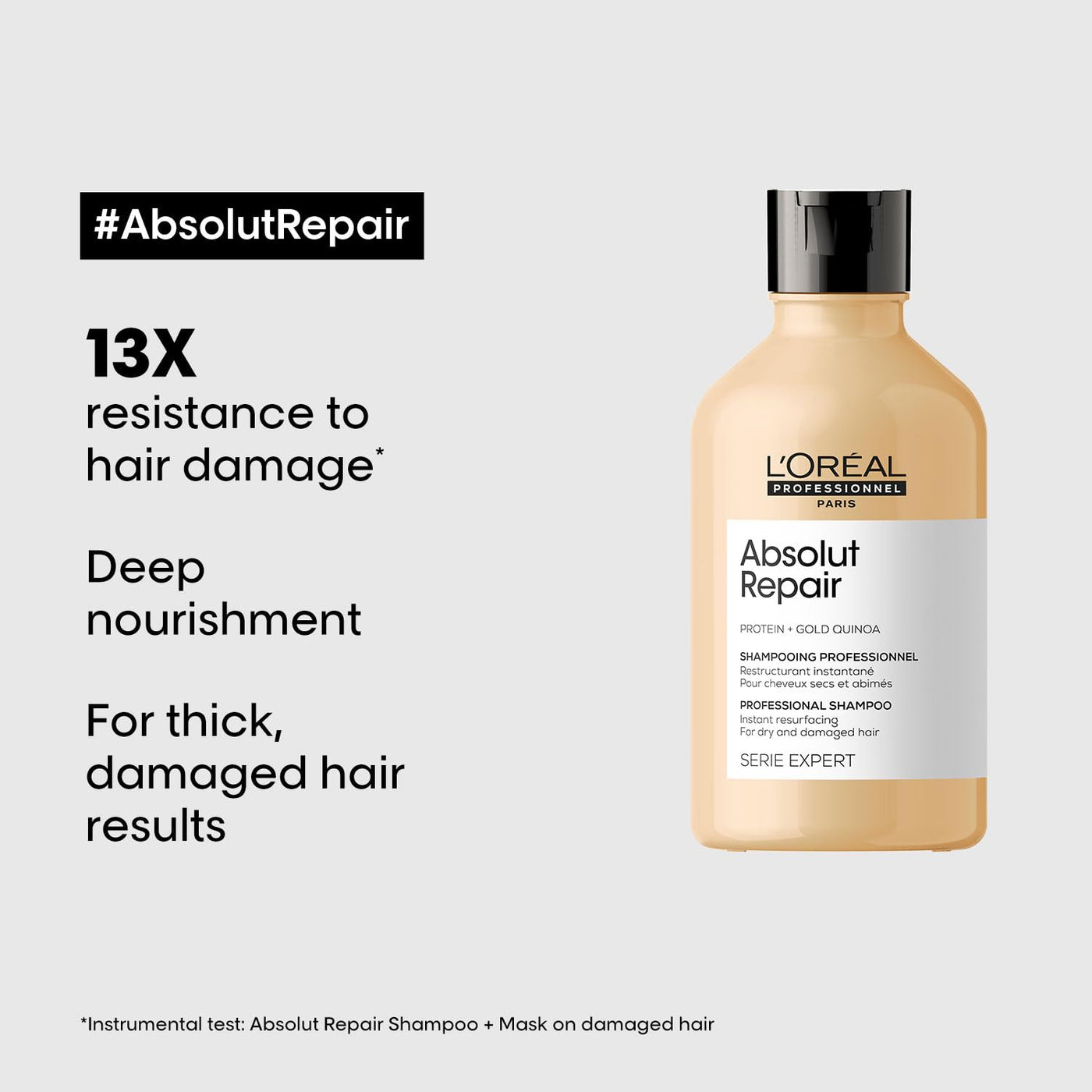 L'OREAL PROFESSIONNEL PARIS Absolut Repair Shampoo 300ML