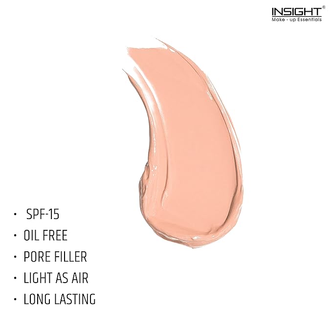 Insight Cosmetics Mousse Foundation with SPF-15 (Cream Natural, Soft Honey)