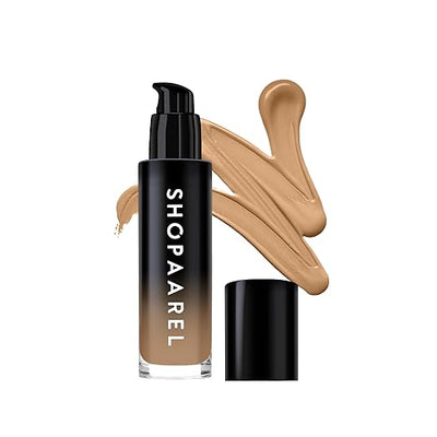 SHOPAAREL Liquid Foundation Full Coverage, Hyderdating Matte Finish Foundation for face make up, Water-Resistant, All Day Coverage30ml (1,3,4,5,6,)