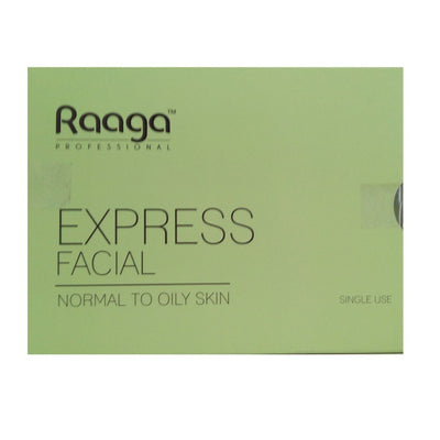 Raaga Professional Express Facial Kit for Normal to Oily Skin (1+1) - 13ml + 22gm Each