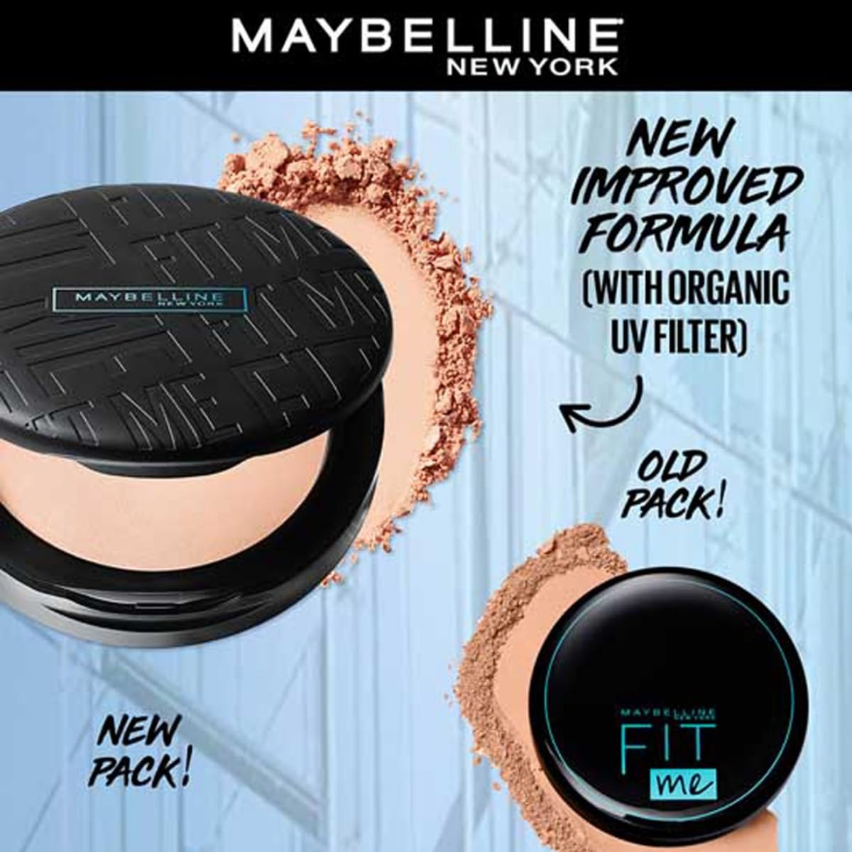 Maybelline New York Fit Me Compact Powder (115 Ivory, 128 Warm Nude, 220 Natural Beige, 330 Toffee)