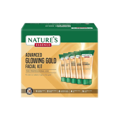 NATURES ESSENCE Glowing Gold Facial Kit, 500g