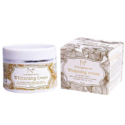 N Plus Whitening Cream - Make Skin Lighten, Reduce Melanin - Enriched with Vitamin C and E