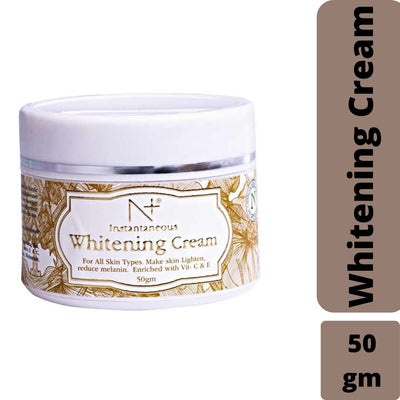 N Plus Whitening Cream - Make Skin Lighten, Reduce Melanin - Enriched with Vitamin C and E