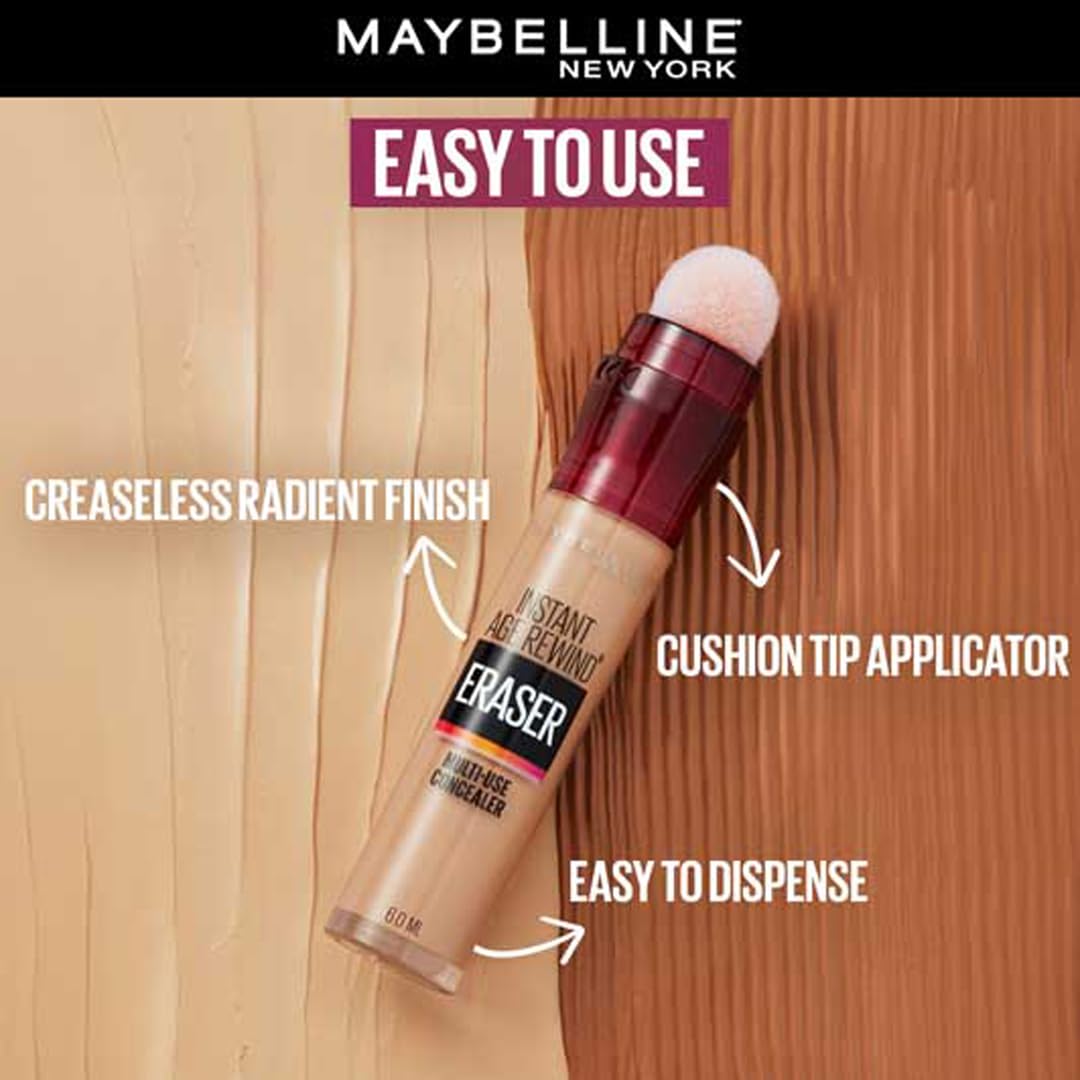 Maybelline New York Instant Age Rewind Eraser Multi-Use Concealer - Ivory (6ml)