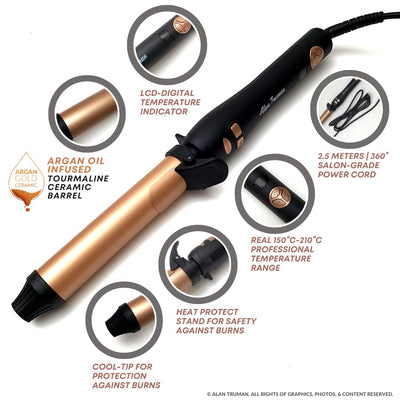 Alan Truman Moto-Curl Motorised Hair Curler - 32mm