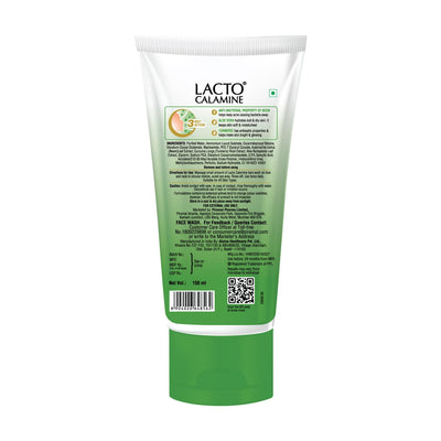 Lacto Calamine Neem Face Wash with Aloe Vera & Turmeric | 150ml | Niacinamide & Salicylic Acid | Reduces Pimples, Purifies Skin & Controls Oil