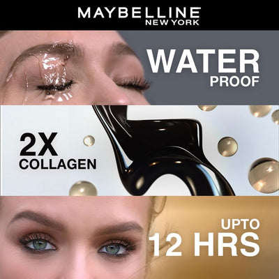 Maybelline New York Volume Express Colossal Mascara - Waterproof, Black, 10 ml