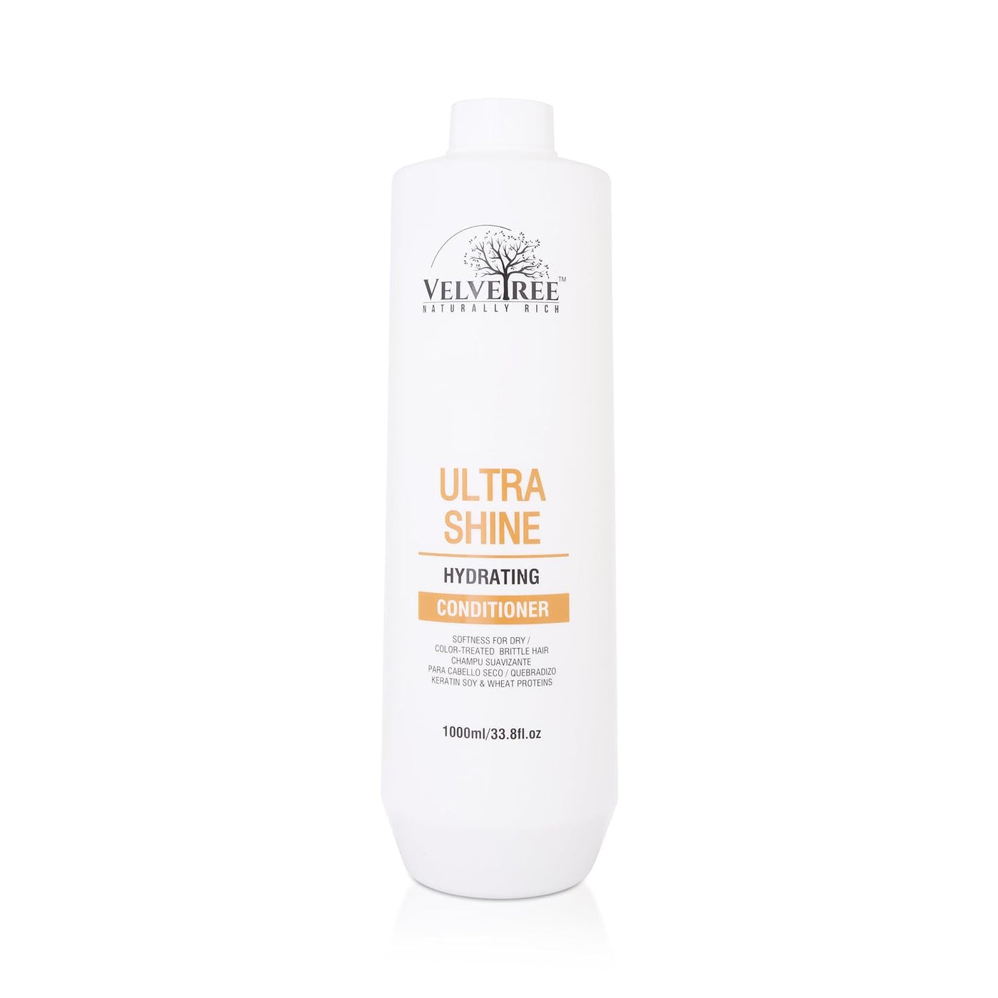 Velvetree Ultra shine hydrating Conditioner After Keratin Treatment 1000 ml, for Straight, Shiny Hair - Nourishes Dry Hair & Controls Frizz, For Men & Women