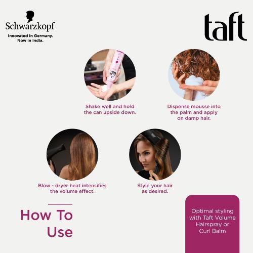 Schwarzkopf Taft Locken Hair Mousse - 150ML