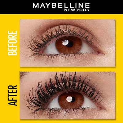 Maybelline New York Volume Express Colossal Mascara - Volumizing &amp; Lengthening, Washable, Black