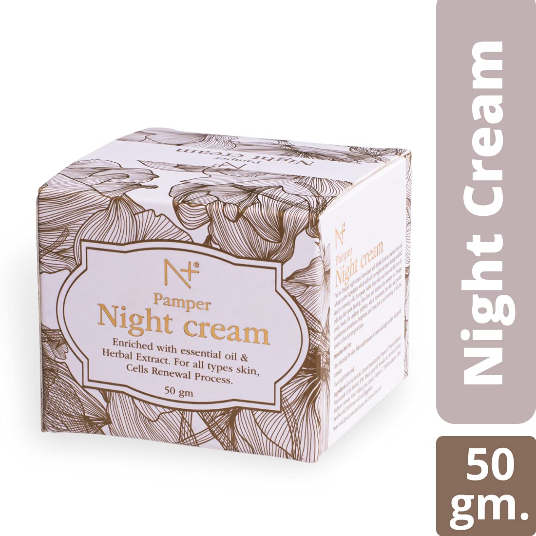 N+ Pamper Night Cream Enriched with Essential Oil & Herbal Extract