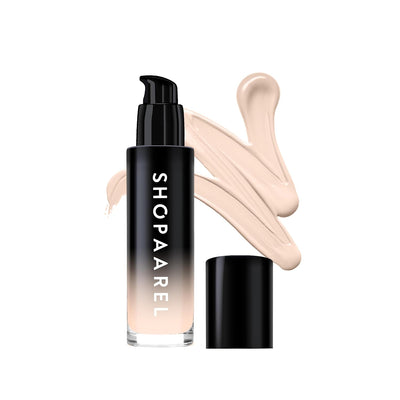 SHOPAAREL Liquid Foundation Full Coverage, Hyderdating Matte Finish Foundation for face make up, Water-Resistant, All Day Coverage30ml (1,3,4,5,6,)