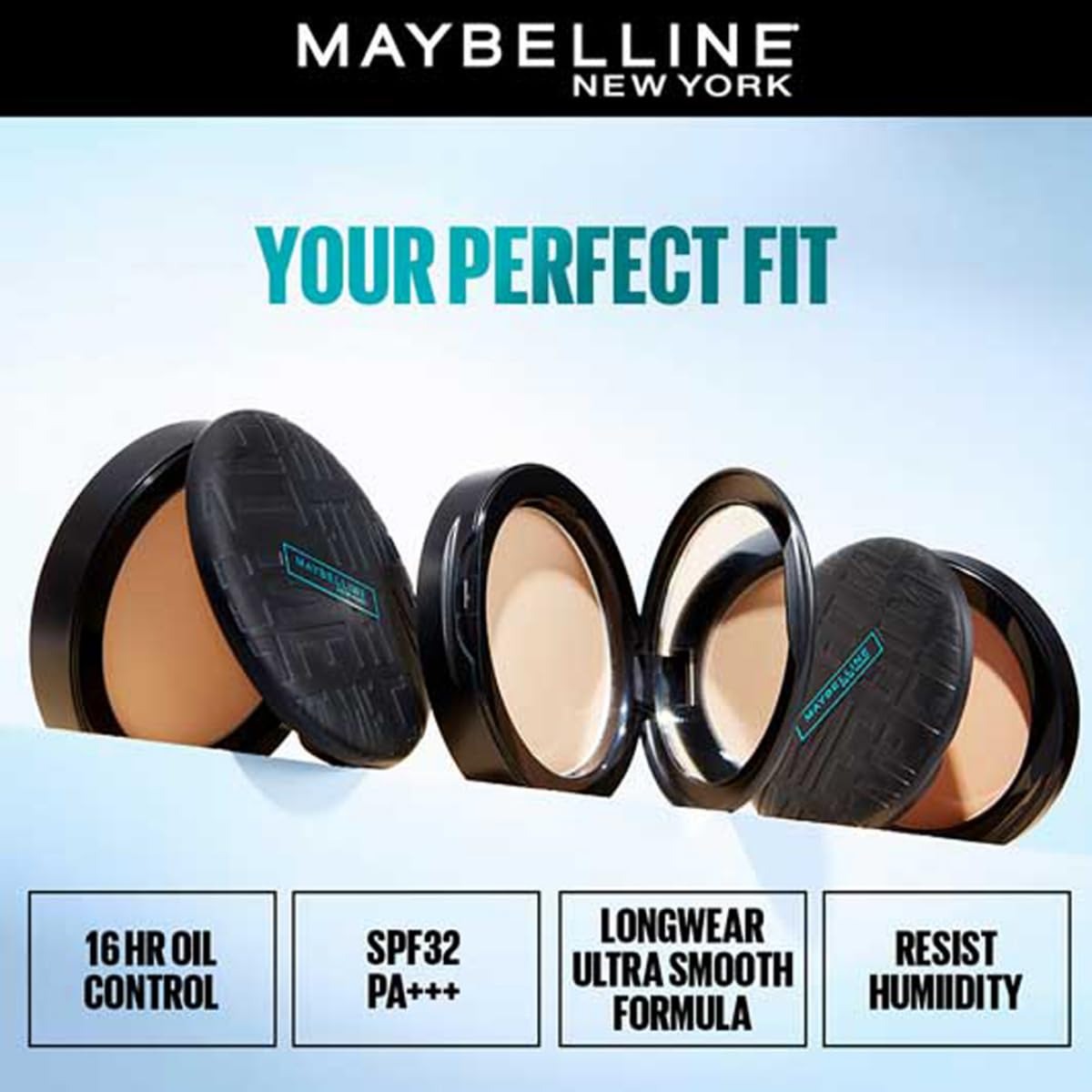 Maybelline New York Fit Me Compact Powder (115 Ivory, 128 Warm Nude, 220 Natural Beige, 330 Toffee)