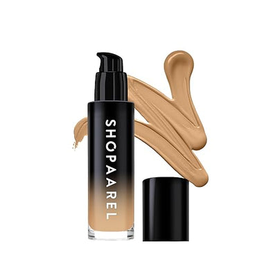 SHOPAAREL Liquid Foundation Full Coverage, Hyderdating Matte Finish Foundation for face make up, Water-Resistant, All Day Coverage30ml (1,3,4,5,6,)