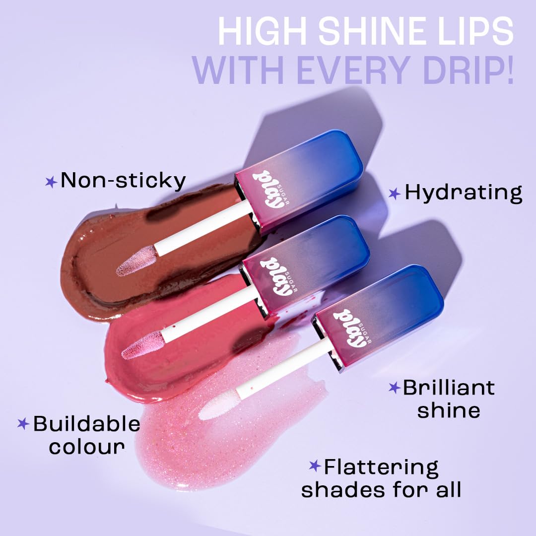 SugarPlay Power Drip Lip Gloss Shade (01-06)