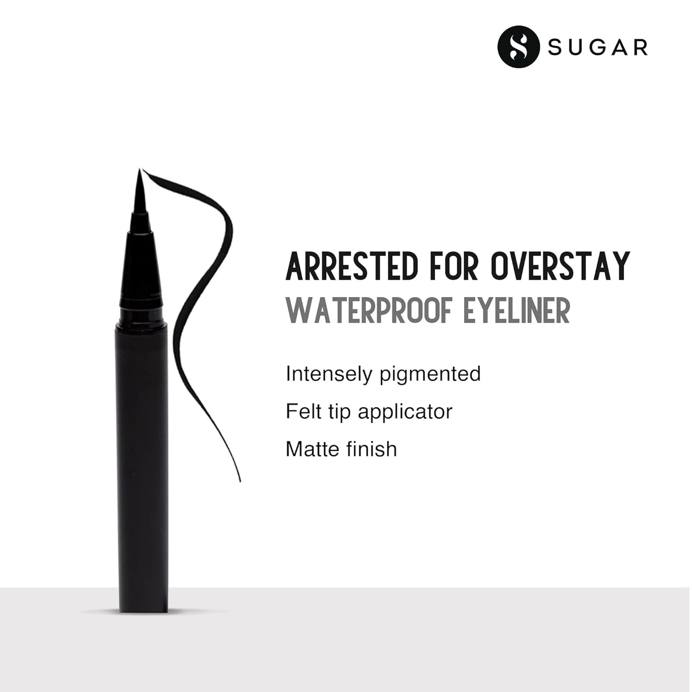 SUGAR Cosmetics Arrested For Overstay Waterproof Eyeliner Pencil