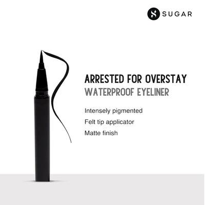 SUGAR Cosmetics Arrested For Overstay Waterproof Eyeliner Pencil