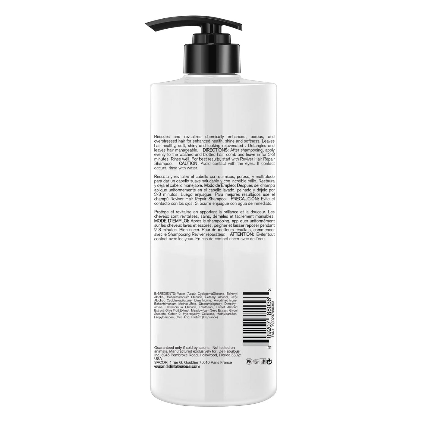 De Fabulous Reviver Hair Repair Conditioner 1000ml