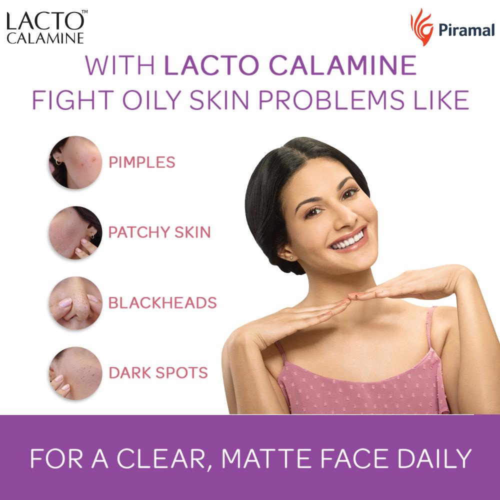 Lacto Calamine Face & Body Lotion Moisturizer for Oily Skin | Kaolin Clay & Glycerin | 60ml / 120 ml