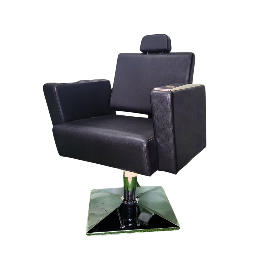 Casa Reclining Cutting Chair - Black (Model CS1007)